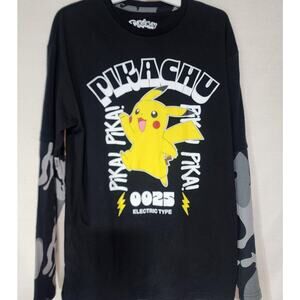 Pikachu 0025 children Long sleeve shirt XL
